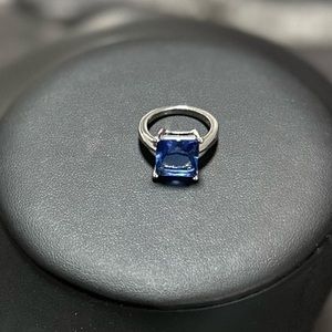 925 Sterling Silver Square Cut Ring